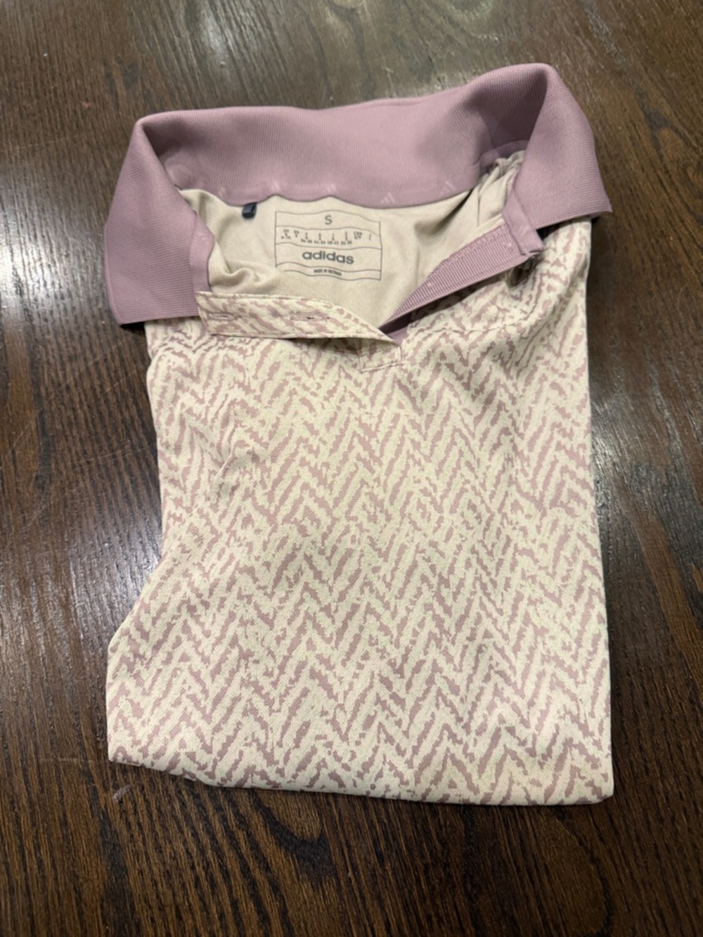 adidas Patterned Polo Sleeveless Shirt